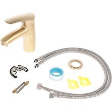 Смеситель для раковины без донного клапана Orange Alfi M18-021br