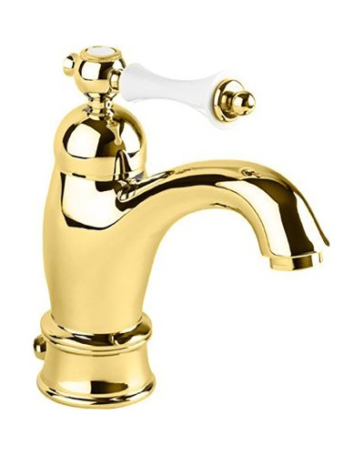 Смеситель для раковины Cezares Margot MARGOT-LSM1-A-03/24-Bi Золото 24 карат