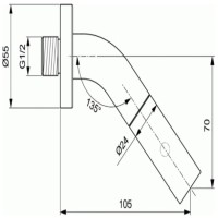 Кран для холодной воды Ideal Standard IdealStream F2845AA