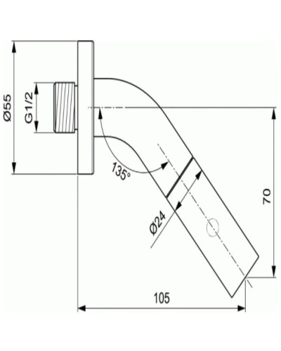 Кран для холодной воды Ideal Standard IdealStream F2845AA
