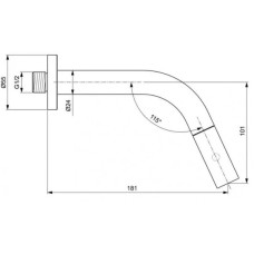 Кран для холодной воды Ideal Standard IdealStream F2846AA