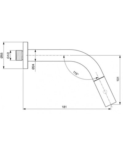 Кран для холодной воды Ideal Standard IdealStream F2846AA