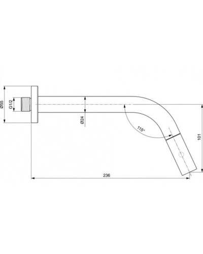 Кран для холодной воды Ideal Standard IdealStream F2847AA