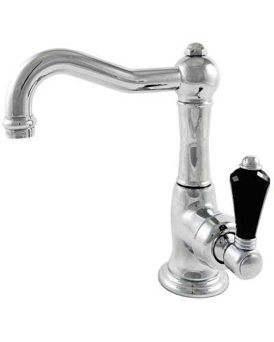 Смеситель для раковины с донным клапаном Nicolazzi Liberty Black 3452CR40C