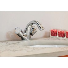 Смеситель для раковины с донным клапаном Nicolazzi Cristallo 2032CR22