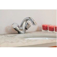 Смеситель для раковины с донным клапаном Nicolazzi Cristallo 2032CR22