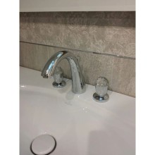 Смеситель для раковины с донным клапаном Nicolazzi Cristallo 2009CR22