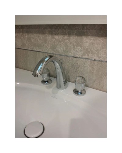 Смеситель для раковины с донным клапаном Nicolazzi Cristallo 2009CR22