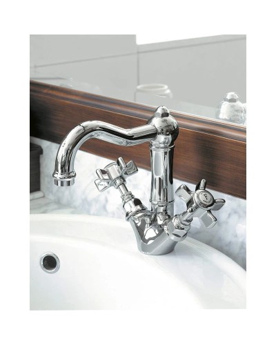 Смеситель для раковины с донным клапаном Nicolazzi Dames Anglaises 1432CR18