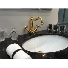 Смеситель для раковины с донным клапаном Nicolazzi Half Dome 1432GO70