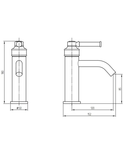 Смеситель для раковины Migliore Ermitage Mini 30850