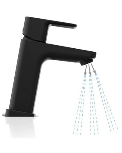 Смеситель для раковины с донным клапаном Ravak 10° Free black-TD F 013.20 X070149