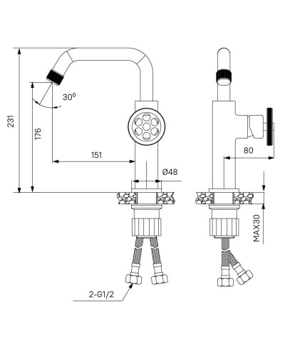 Смеситель для раковины IDDIS Grange GRABLR0i01
