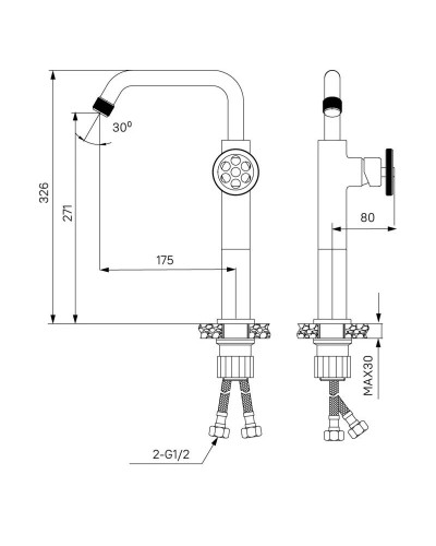 Смеситель для раковины IDDIS Grange GRABLR1i01