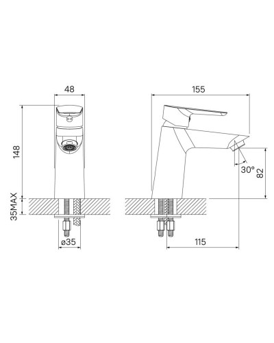 Смеситель для раковины IDDIS Cloud CLOWG00i01