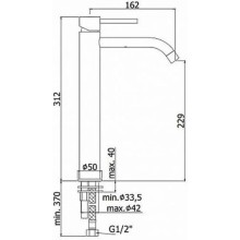 Смеситель для раковины с донным клапаном Paffoni Candy CA085CR