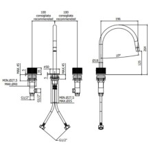 Смеситель для раковины без донного клапана Paffoni Jo JO052NO