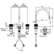 Смеситель для раковины с донным клапаном Paffoni Jo JO053NO