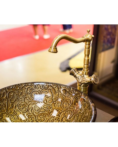 Смеситель для раковины Bronze de Luxe Royal 21973 Бронза