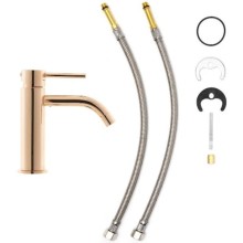 Смеситель для раковины без донного клапана Paffoni Light LIG071ROSE