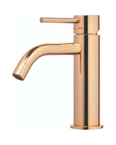 Смеситель для раковины без донного клапана Paffoni Light LIG071ROSE