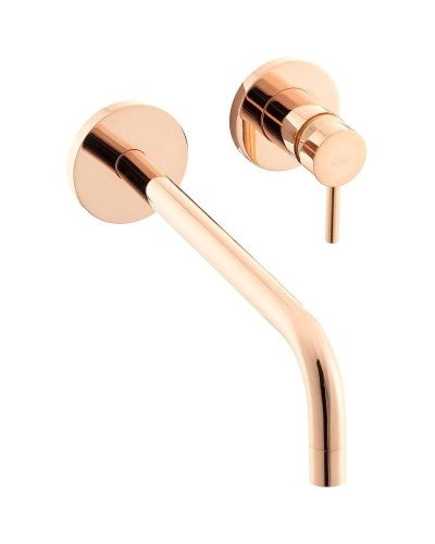 Смеситель для раковины без донного клапана Paffoni Light LIG104ROSE70