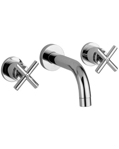 Смеситель для раковины без донного клапана Paffoni Quattro QTV003CR