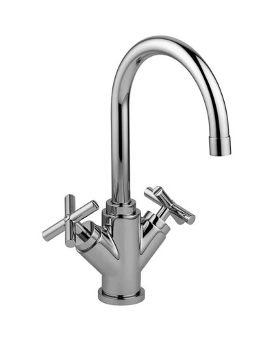 Смеситель для раковины без донного клапана Paffoni Quattro QTV078CR