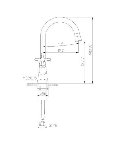 Смеситель для раковины Lemark Duetto LM5706C Хром
