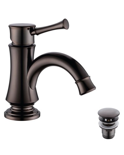 Смеситель для раковины Lemark Peretto LM6306RB Черный кофе