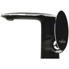 Смеситель для раковины Rossinka RS30-11B Черный матовый Хром