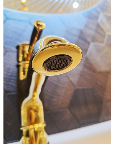 Смеситель для раковины AltroBagno Beatrice Duo 0131 Or