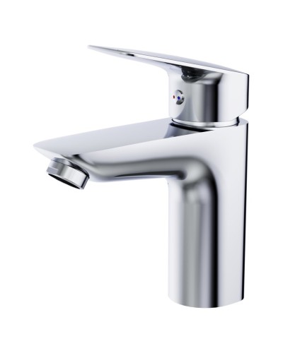 Смеситель для раковины без донного клапана BelBagno DUE-LVM-CRM-W0