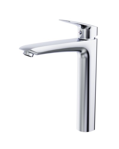 Смеситель для накладных раковин без донного клапана BelBagno DUE-LMC-CRM-W0