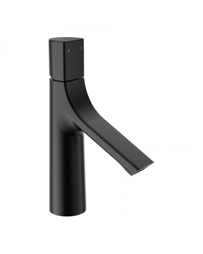 Смеситель для раковины WONZON & WOGHAND, Черный матовый (WW-H010-MB)