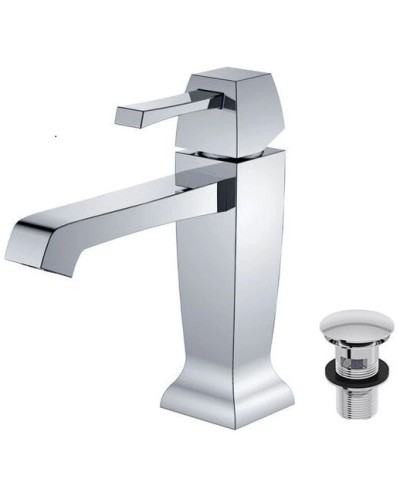 Смеситель для раковины с донным клапаном Caprigo Diamante 50-020-crm