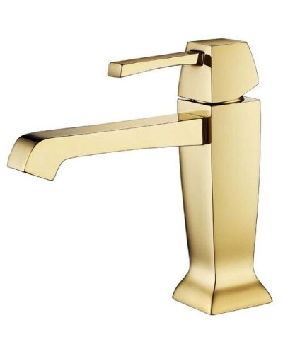 Смеситель для раковины с донным клапаном Caprigo Diamante 50-020-oro