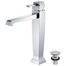 Смеситель для раковины с донным клапаном Caprigo Diamante 50-023-crm