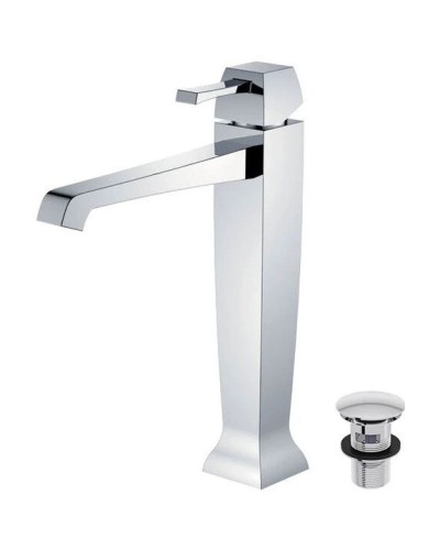 Смеситель для раковины с донным клапаном Caprigo Diamante 50-023-crm