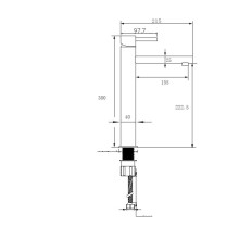 Смеситель для раковины NT Bagno Arino H NT2201H