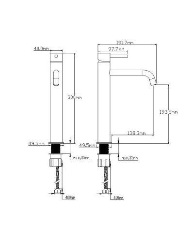 Смеситель для раковины NT Bagno Silio H NT4211H