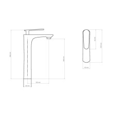 Смеситель для раковины NT Bagno Minzo H NT7711H
