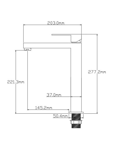 Смеситель для раковины NT Bagno Adigo HGG NT9001HGG