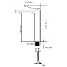 Смеситель для раковины NT Bagno Volno H NT1801НВ