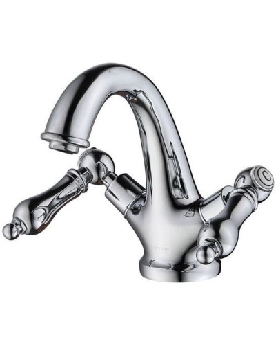Смеситель для раковины с донным клапаном Caprigo Adria Classic Metal Edition 03M-520-crm