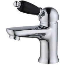 Смеситель для раковины с донным клапаном Caprigo Adria Uno Black Edition 02B-522-crm