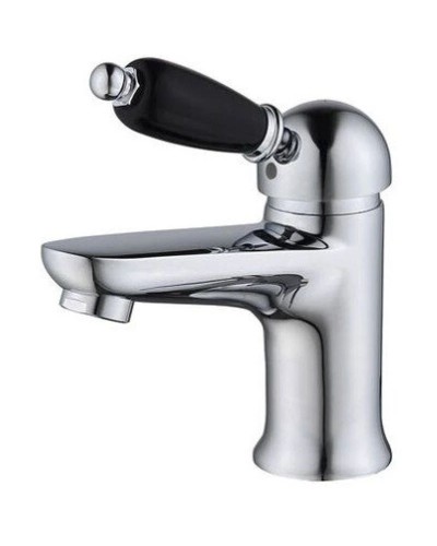 Смеситель для раковины с донным клапаном Caprigo Adria Uno Black Edition 02B-522-crm