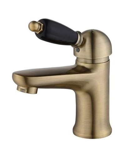 Смеситель для раковины с донным клапаном Caprigo Adria Uno Black Edition 02B-522-vot