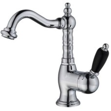 Смеситель для раковины с донным клапаном Caprigo Adria Uno Black Edition 02B-524-crm