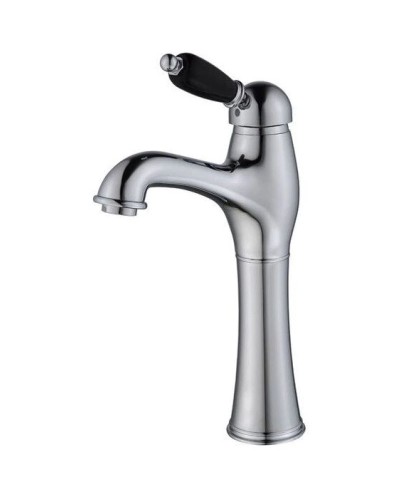 Смеситель для раковины с донным клапаном Caprigo Adria Uno Black Edition 02B-525-crm